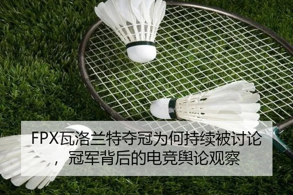 FPX瓦洛兰特夺冠为何持续被讨论，冠军背后的电竞舆论观察